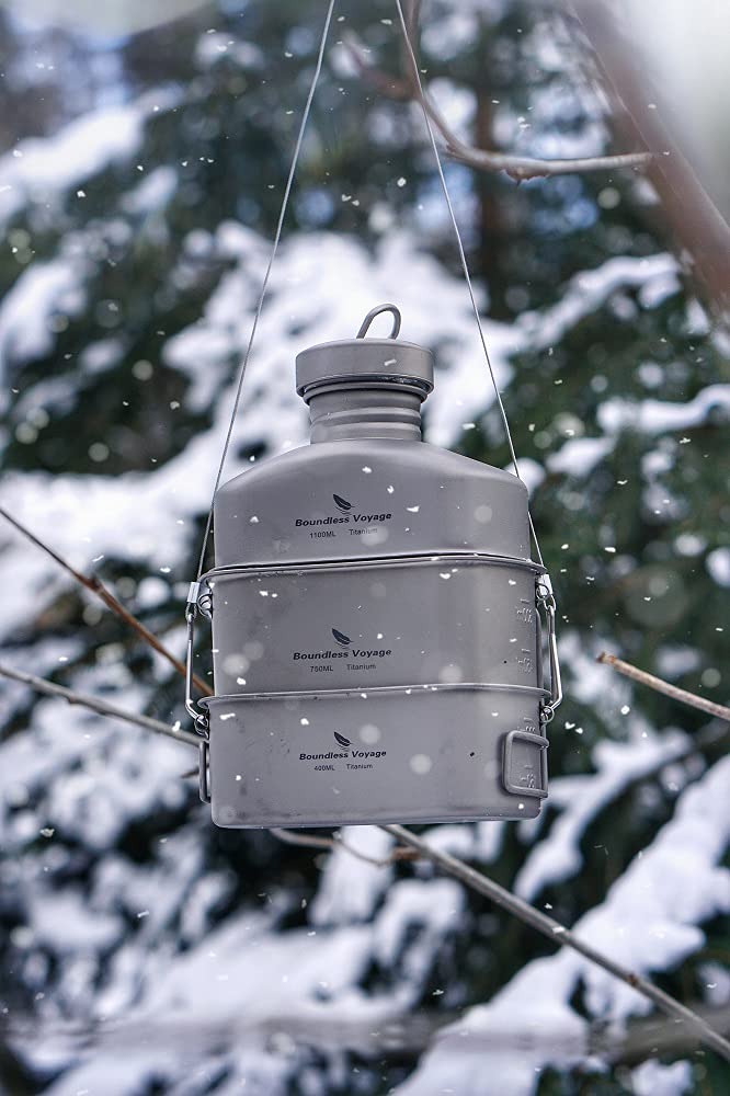 Boundless Voyage all-in-one cook system supports camp meals and boiling water.