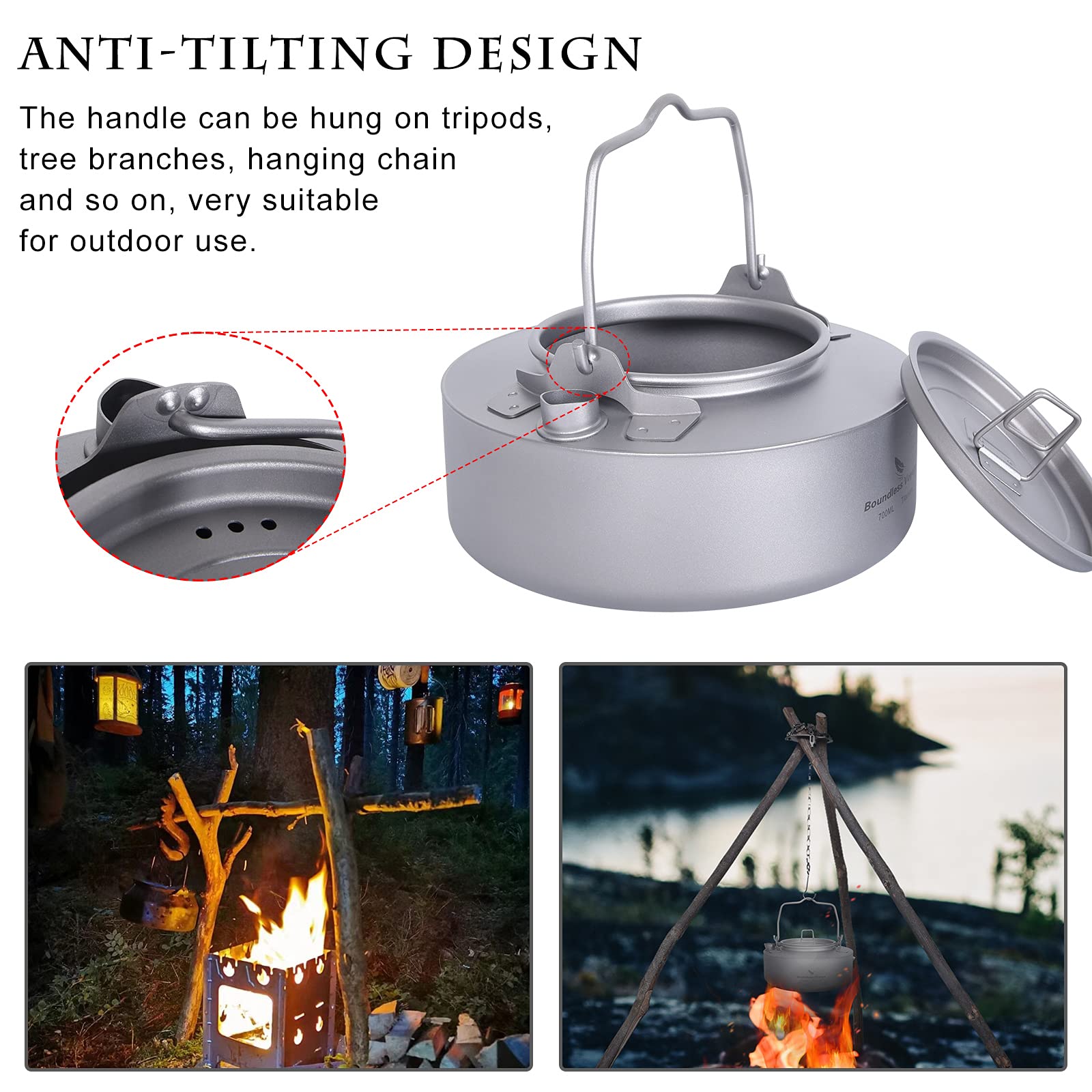 Boundless Voyage big-capacity kettle fits generous portions for group meals