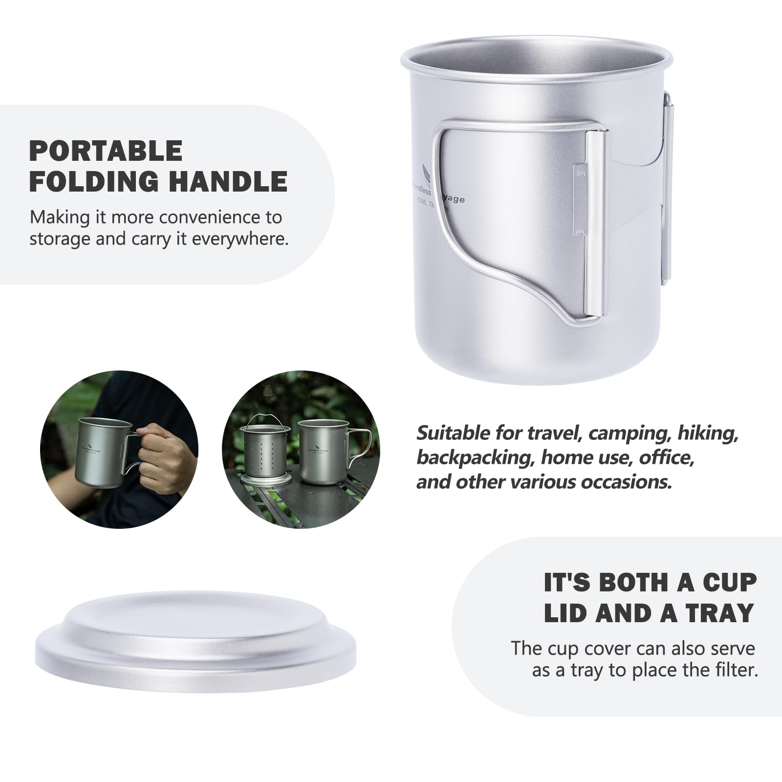 Boundless Voyage tea maker supports hot or cold beverages outdoors.