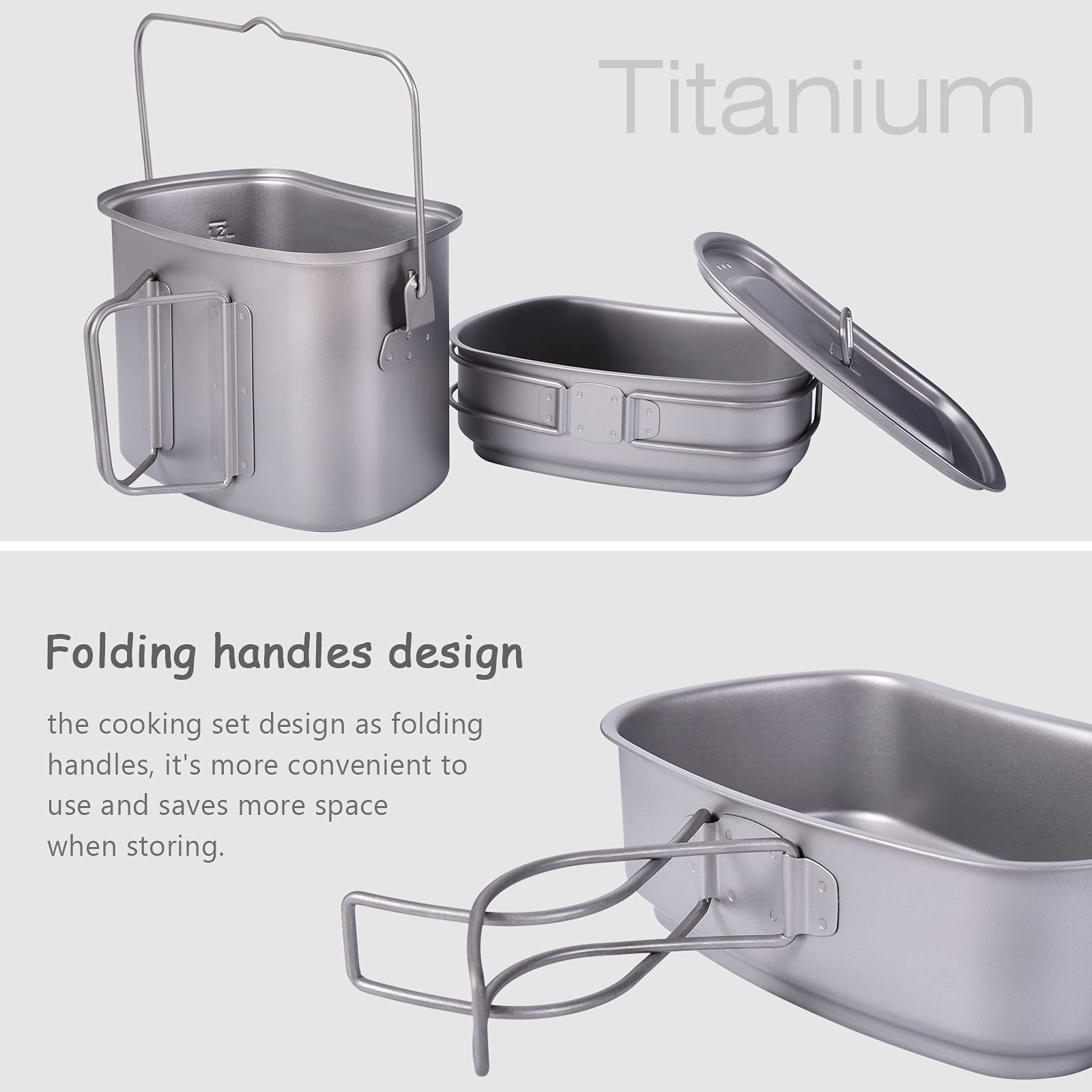 Dishwasher-safe titanium ensures easy cleanup after meals.