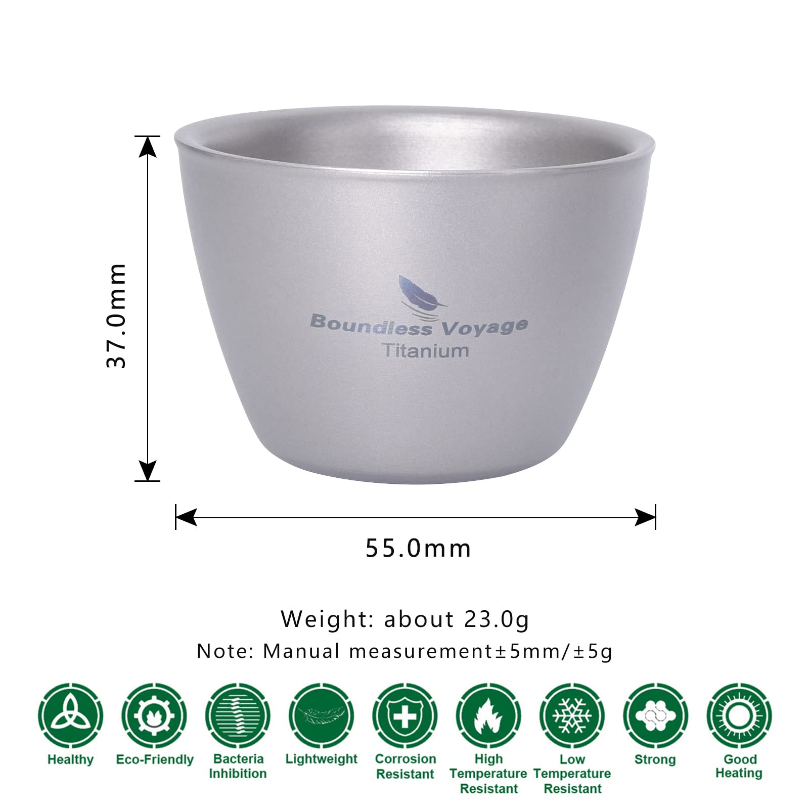 Boundless Voyage double-wall cup highlighting thermal insulation for hot or cold beverages.