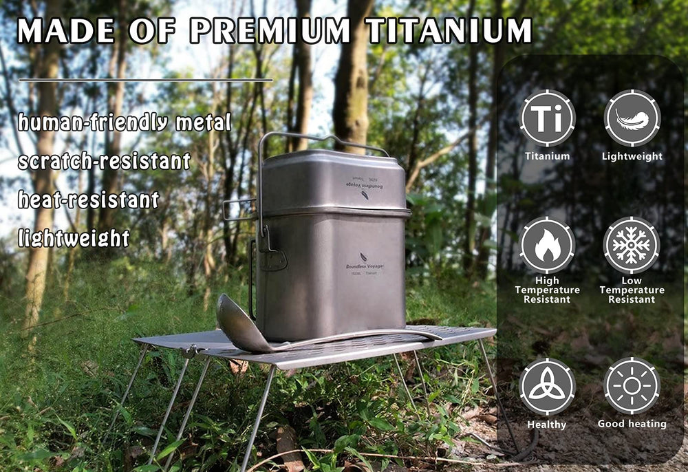Eco-friendly material helps reduce waste on camping trips.