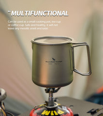 Boundless Voyage foldable handles on mug for compact, easy packing