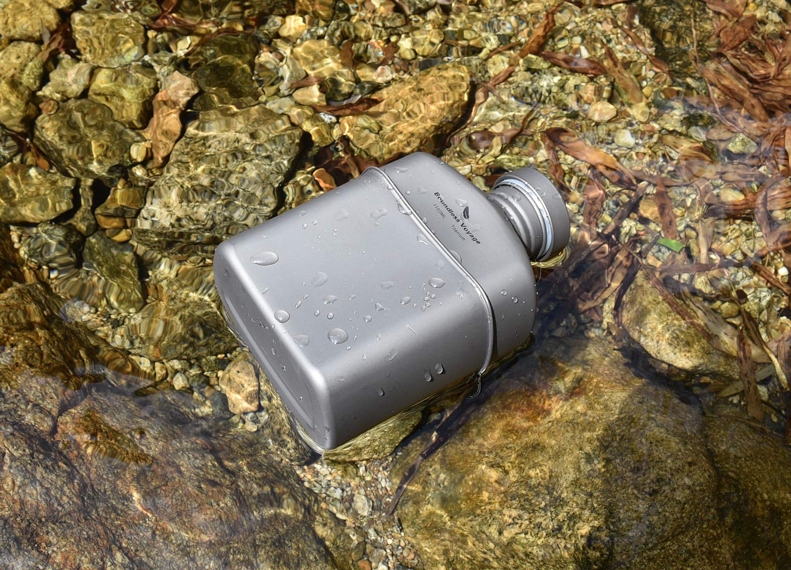 Boundless Voyage hiking travel essentials shown on rugged trail.