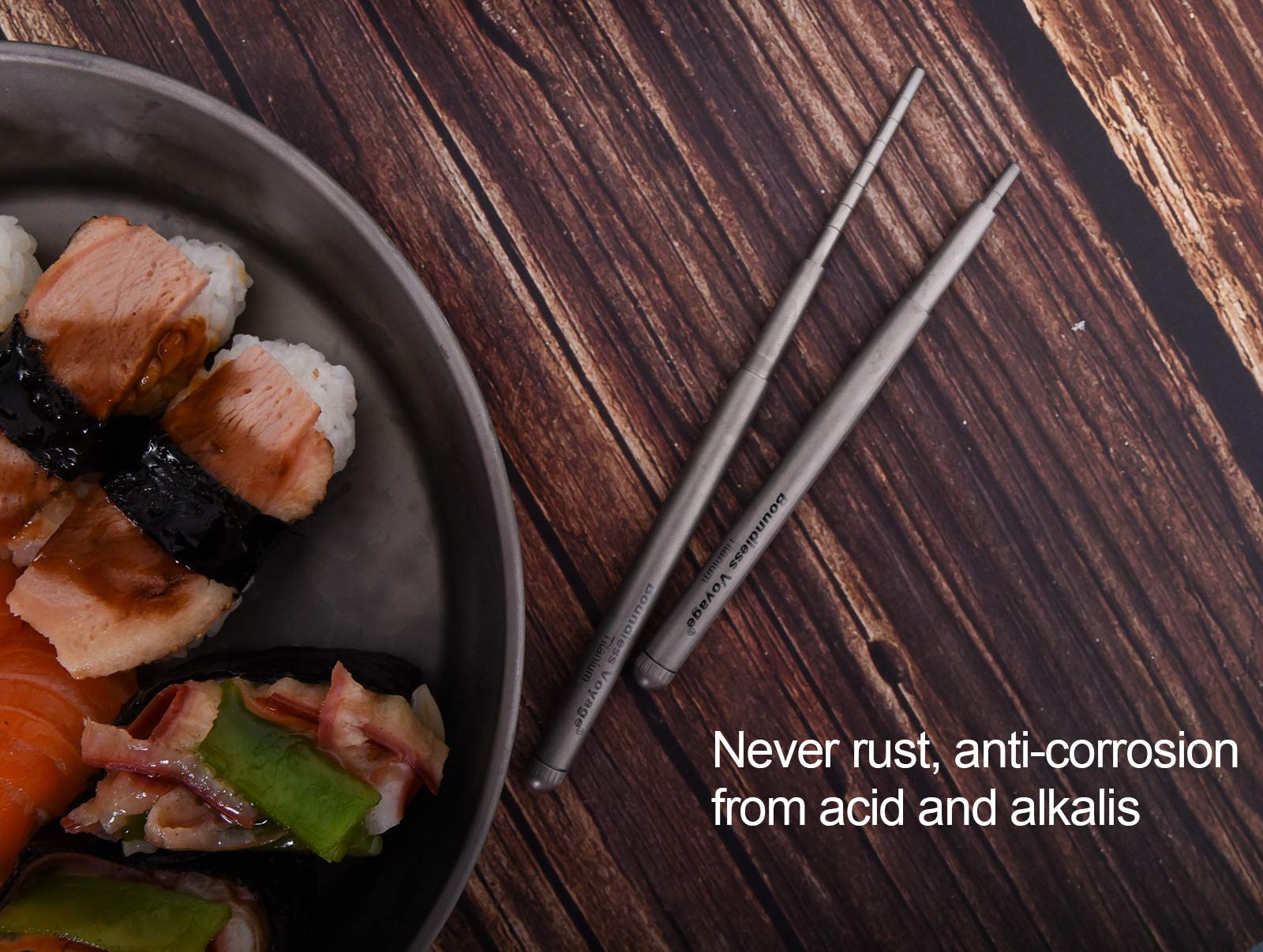 Boundless Voyage odorless titanium cutlery offers safe reusable dining