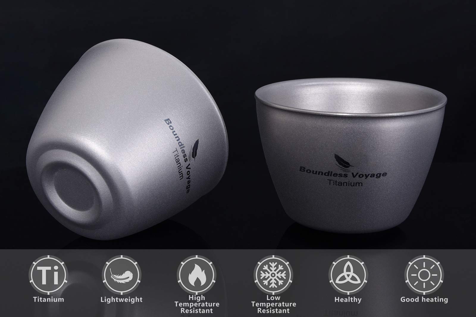 Boundless Voyage compact 40ml mug fits in small pockets and car cups.
