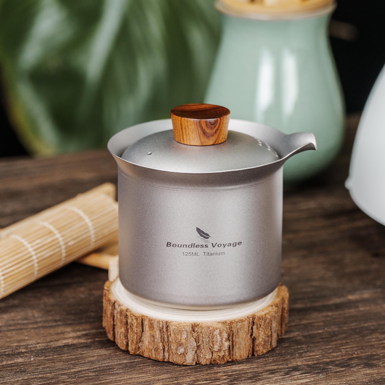Boundless Voyage titanium cup maintains flavor with no metallic aftertaste