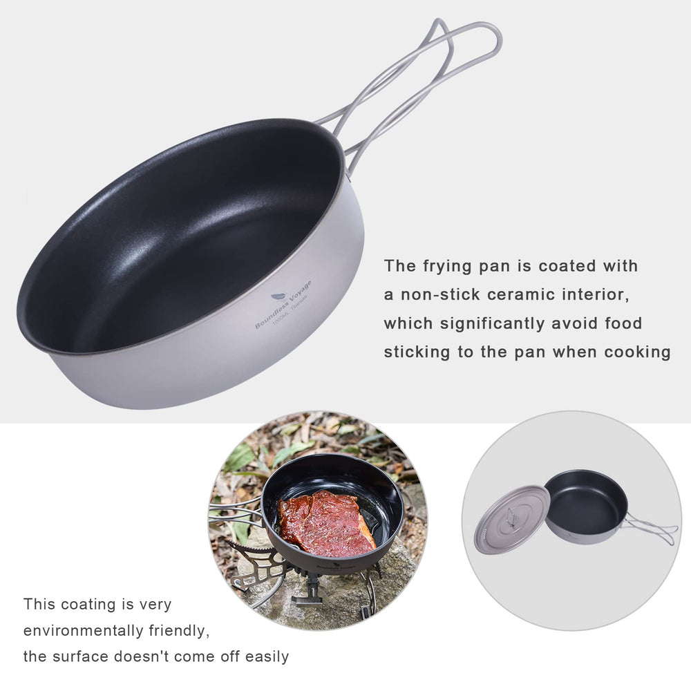 Boundless Voyage storage bag included protects the pan during transit.