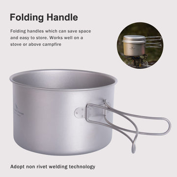 Boundless Voyage compact mesh bag holds the pot and pan for easy storage.