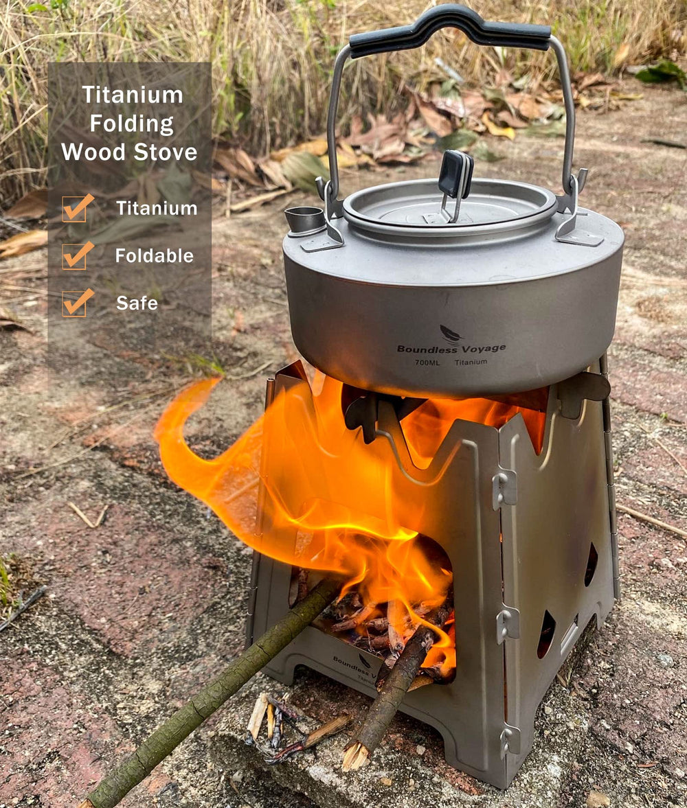 Boundless Voyage stove ash filter bottom aiding quick ash discharge.