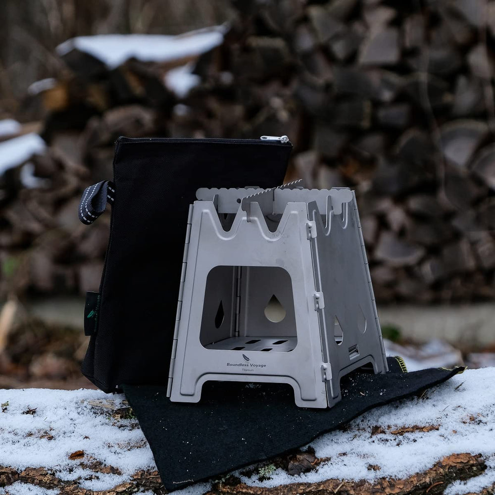 Boundless Voyage stove ready for backpacking with a lightweight design.