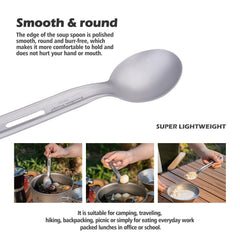 Boundless Voyage Ti1124T chopsticks: non-slip grip for reliable meals outdoors