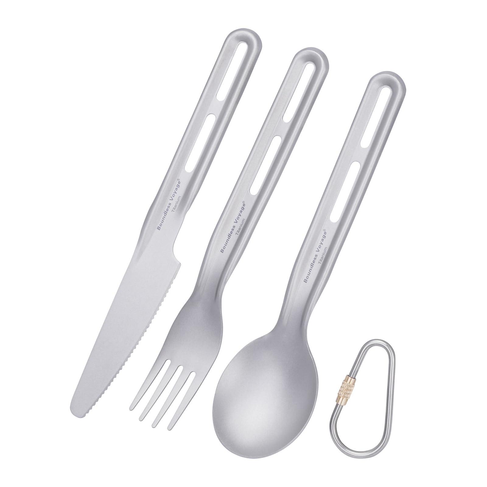 Boundless Voyage Ti1124T spoon: lightweight reusable camping utensil for easy meals