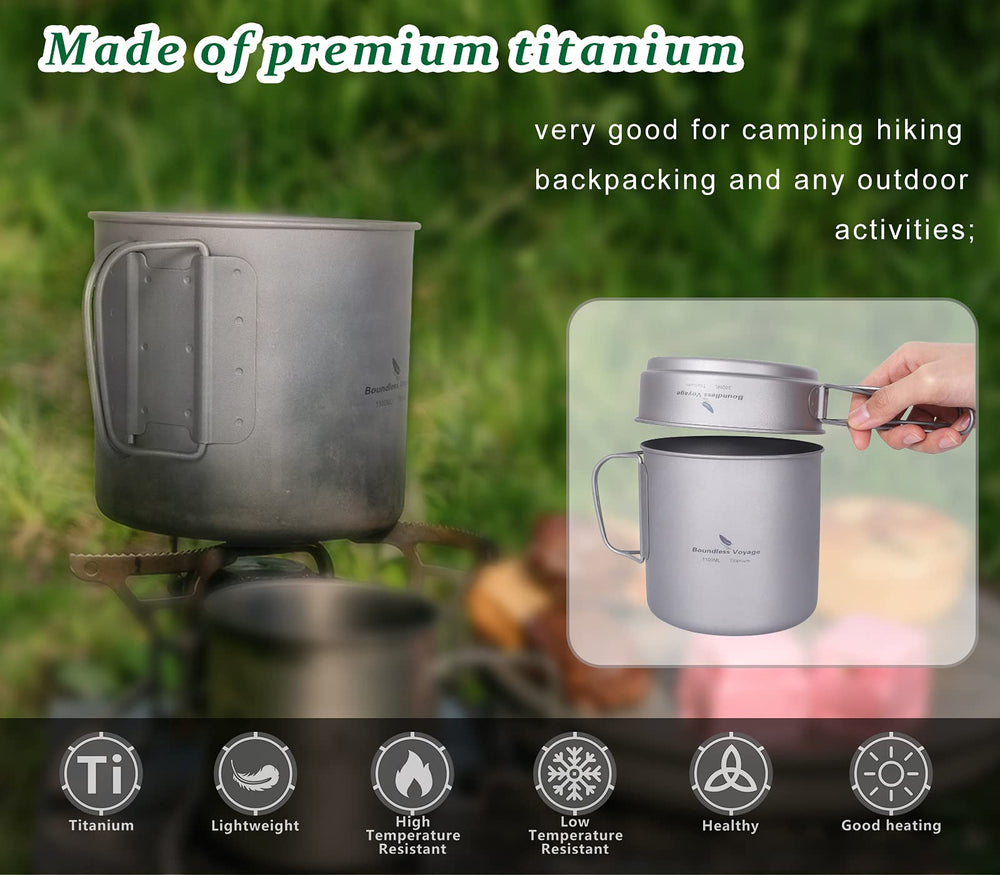 Boundless Voyage Ti2053C camping essential for backpacking meals