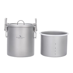 Boundless Voyage Ti2093 outdoor rice cooker assembly for versatile camping meals