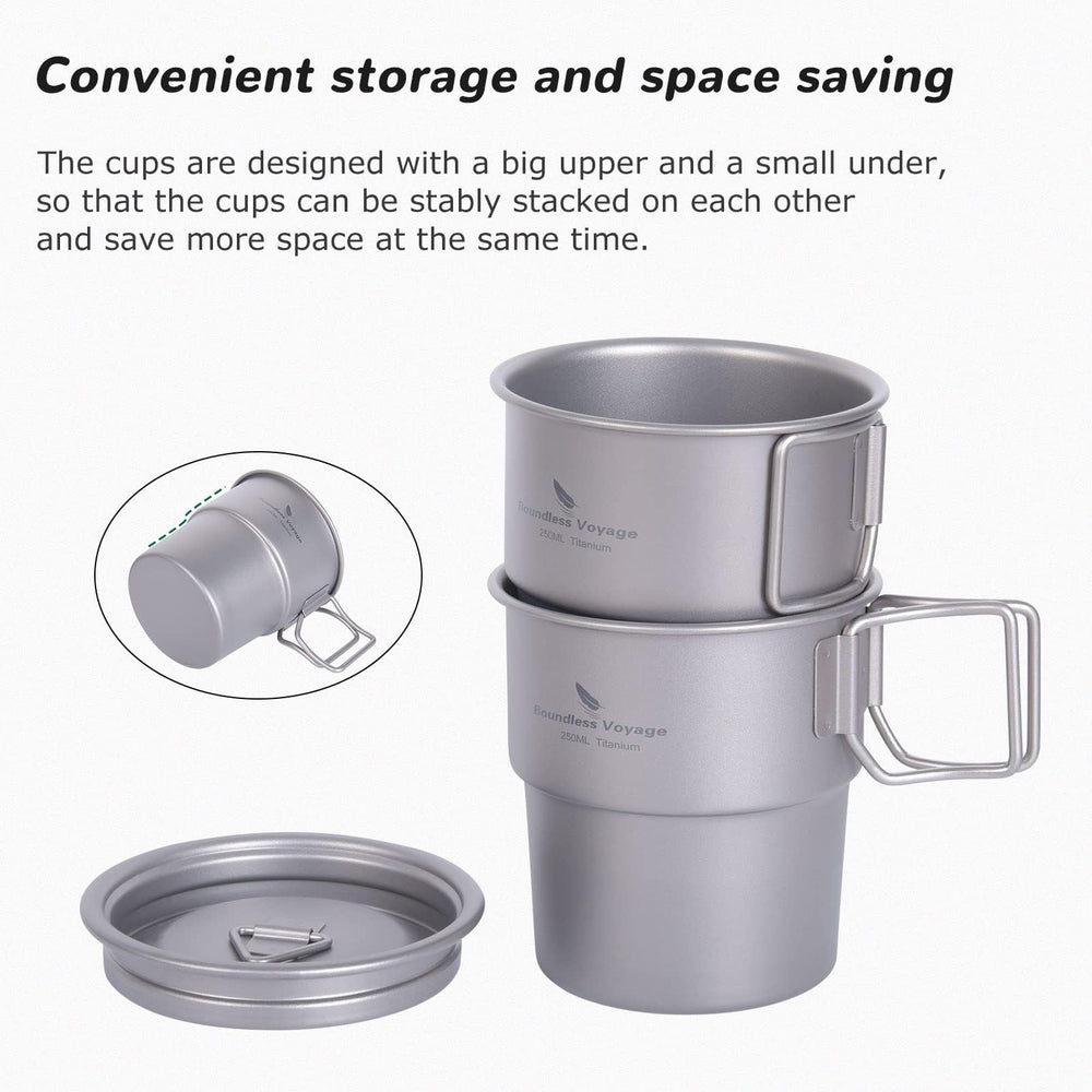 Boundless Voyage Ti3050D cup edge detail for comfortable grip.