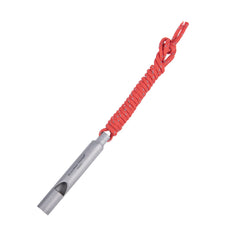 Boundless Voyage Ti9010O whistle close-up for camping and emergency signaling