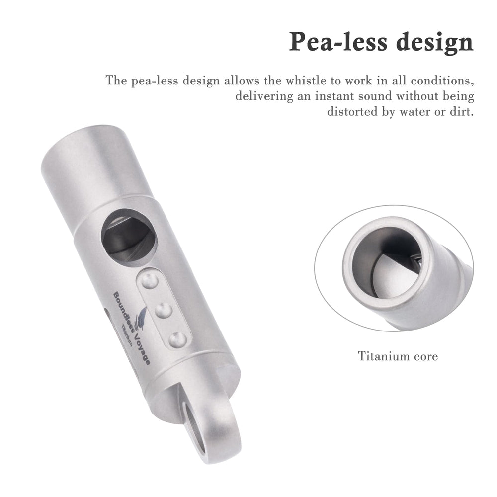 Boundless Voyage Ti9016 with lanyard attached for quick access during hikes and training.