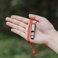 Ti9019O on a backpack for easy emergency signaling on the go.