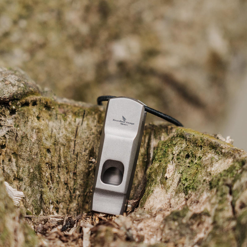 Boundless Voyage Ti9020 on a hiking pack during training scenes.