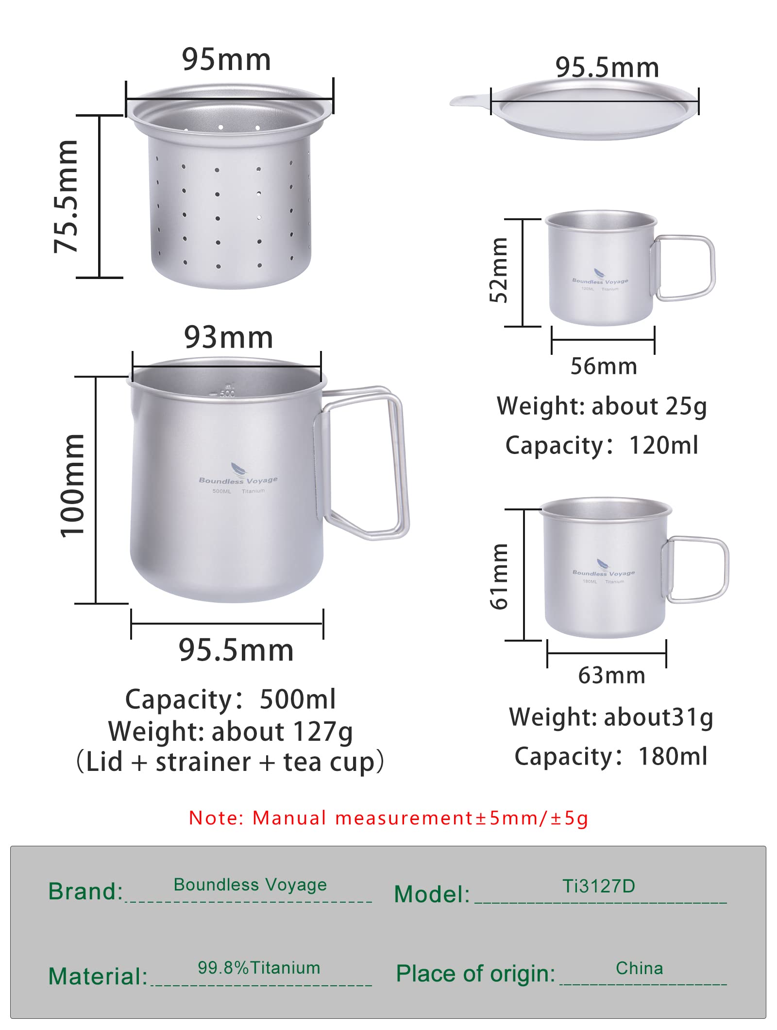 Boundless Voyage mug with folding handles for compact storage