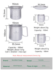 Boundless Voyage mug with folding handles for compact storage