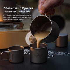 Boundless Voyage mug shows stackable parts for easy organization