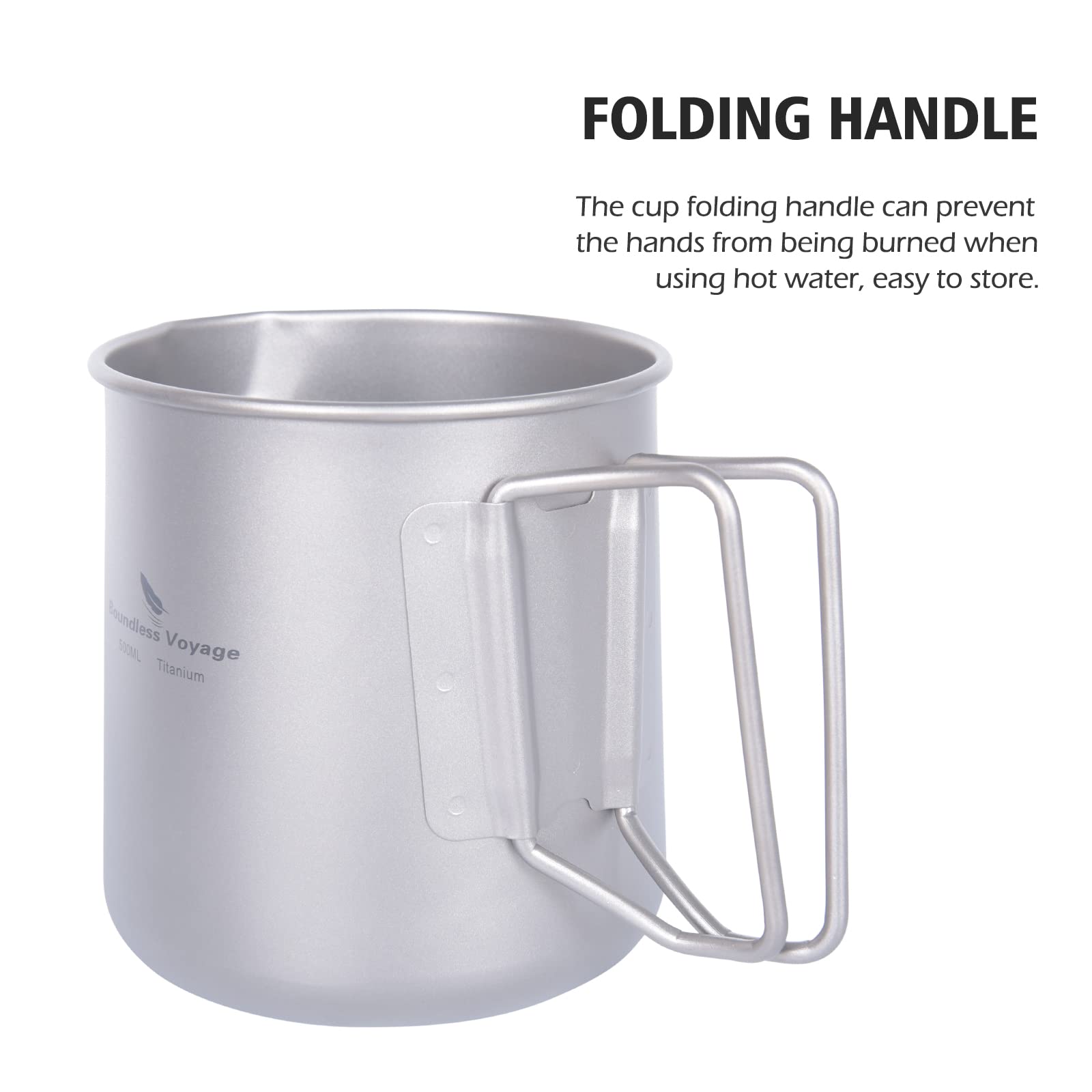Boundless Voyage tea brewing outdoors with the 500ml mug