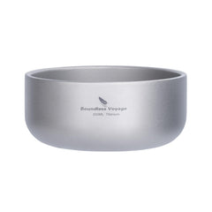 Boundless Voyage titanium bowl 200ml for on-the-go meals, lightweight and compact.