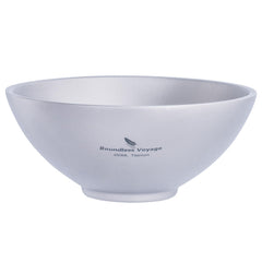 Boundless Voyage titanium bowl 450ml outer view shows ultralight, travel-ready design.