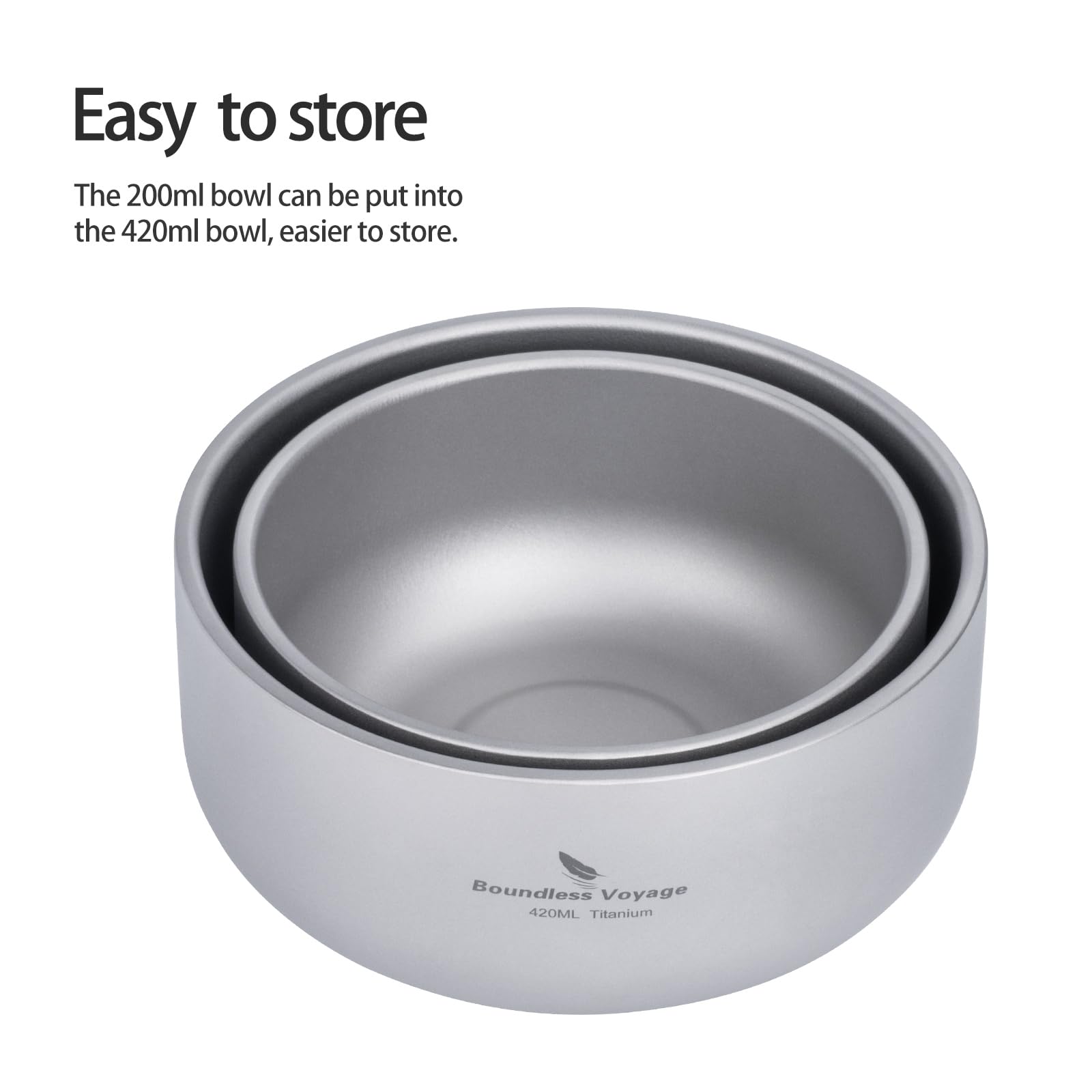 Boundless Voyage double-wall construction protects hands during meals.