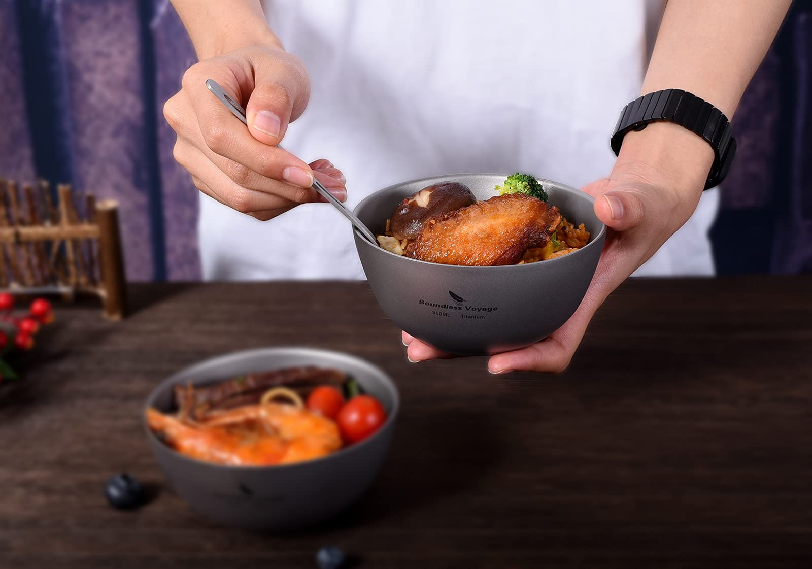 Boundless Voyage home and outdoor use, lightweight camping tableware.