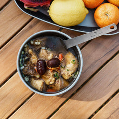 Boundless Voyage titanium bowl nesting design helps you save space.