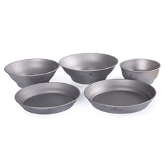 Boundless Voyage titanium bowl silhouette emphasizes ultralight design for backpacking trips.