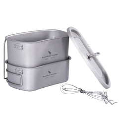 Boundless Voyage Ti15158C big cup with lid for easy outdoor meals.