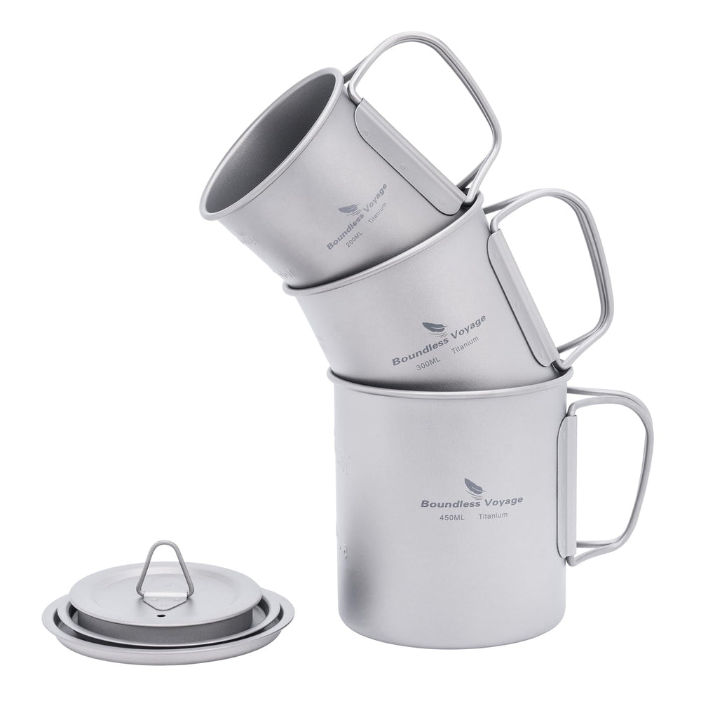Boundless Voyage titanium cup lightweight design enhances portable drinking on trails.