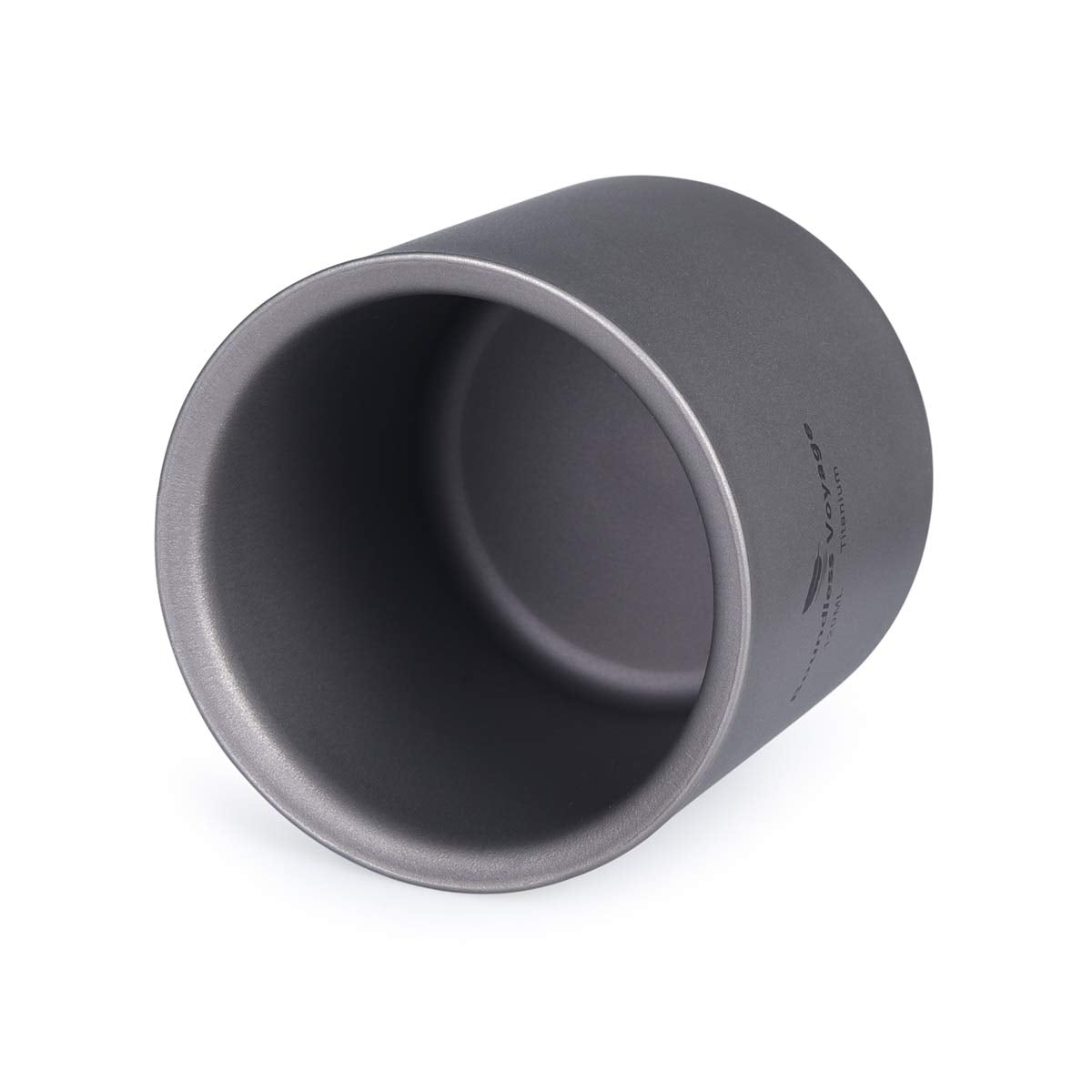 Boundless Voyage titanium cup nested design showing compact storage.
