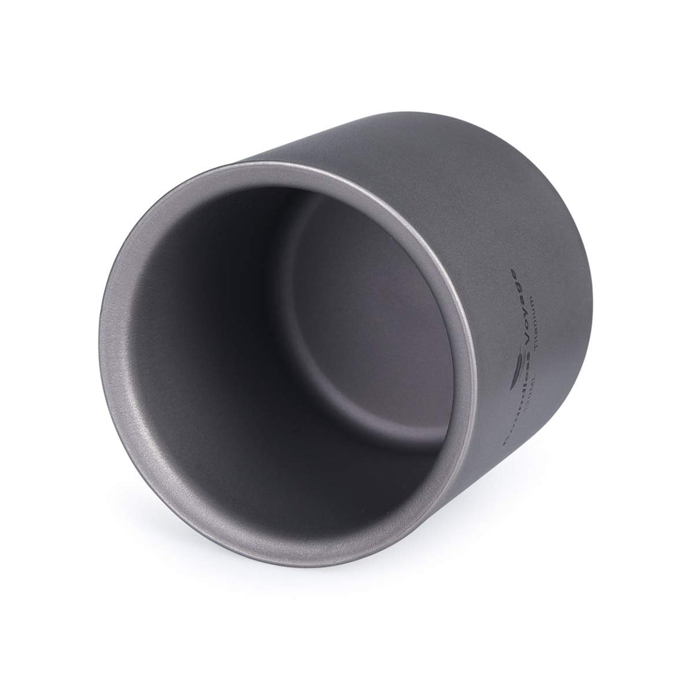 Boundless Voyage titanium cup nested design showing compact storage.