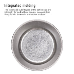 Boundless Voyage titanium cup with wide mouth for easy filling and pouring.