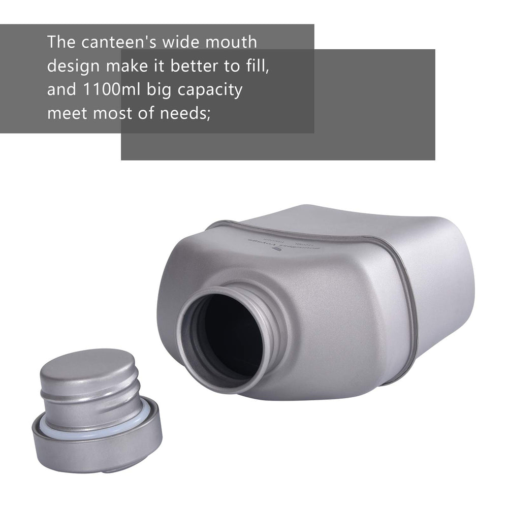 Boundless Voyage titanium cups with foldable handles save space during camping.