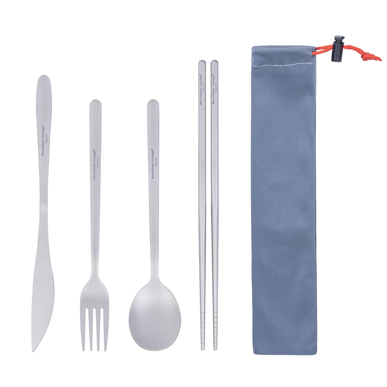 Boundless Voyage titanium cutlery knife for camping and travel.