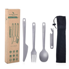 Boundless Voyage titanium spoon – lightweight, ideal for travel meals.