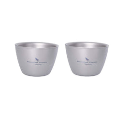 Boundless Voyage titanium double-wall cup keeps beverages hot without burning your fingers