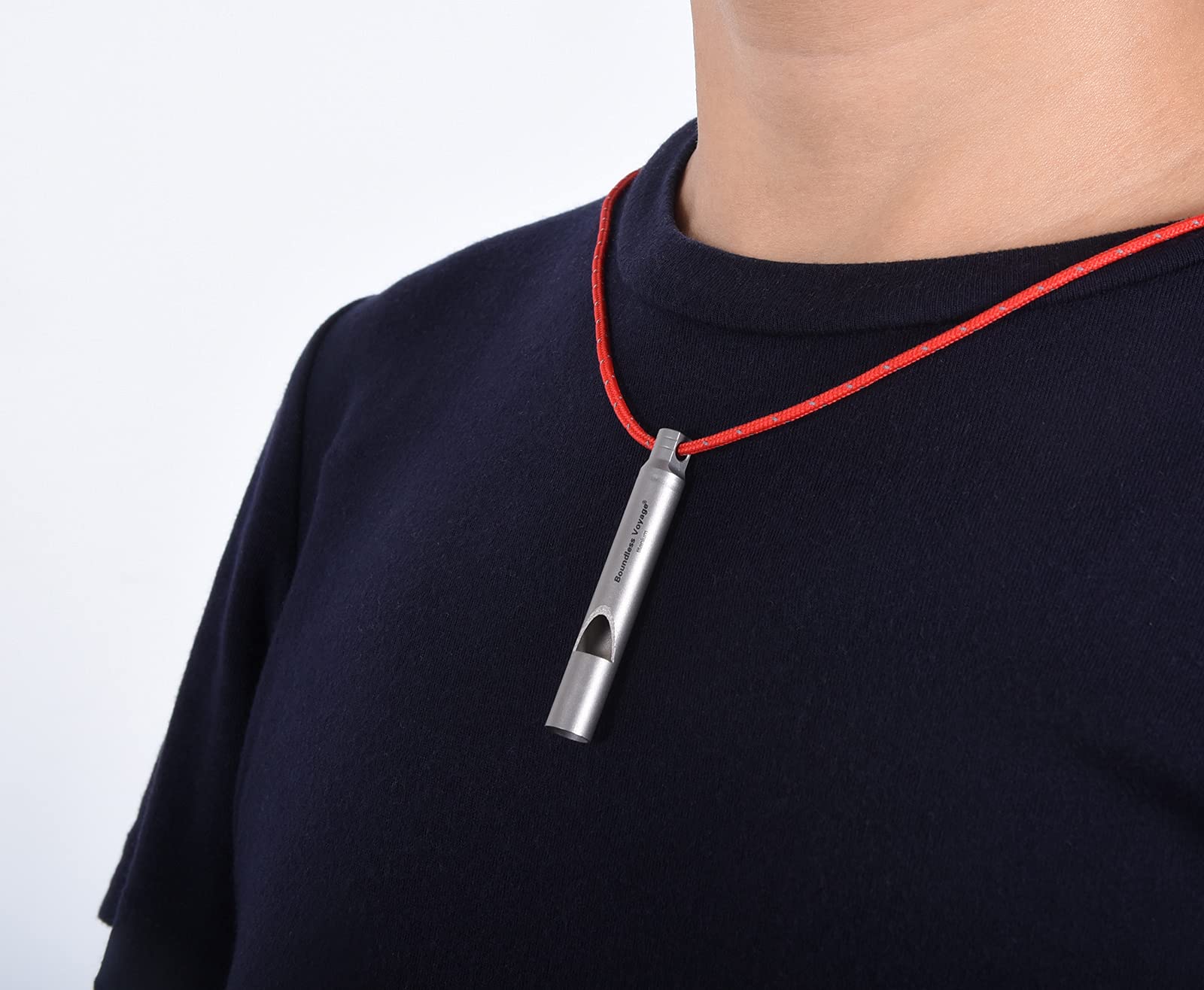 Durable titanium body of Boundless Voyage whistle resists corrosion