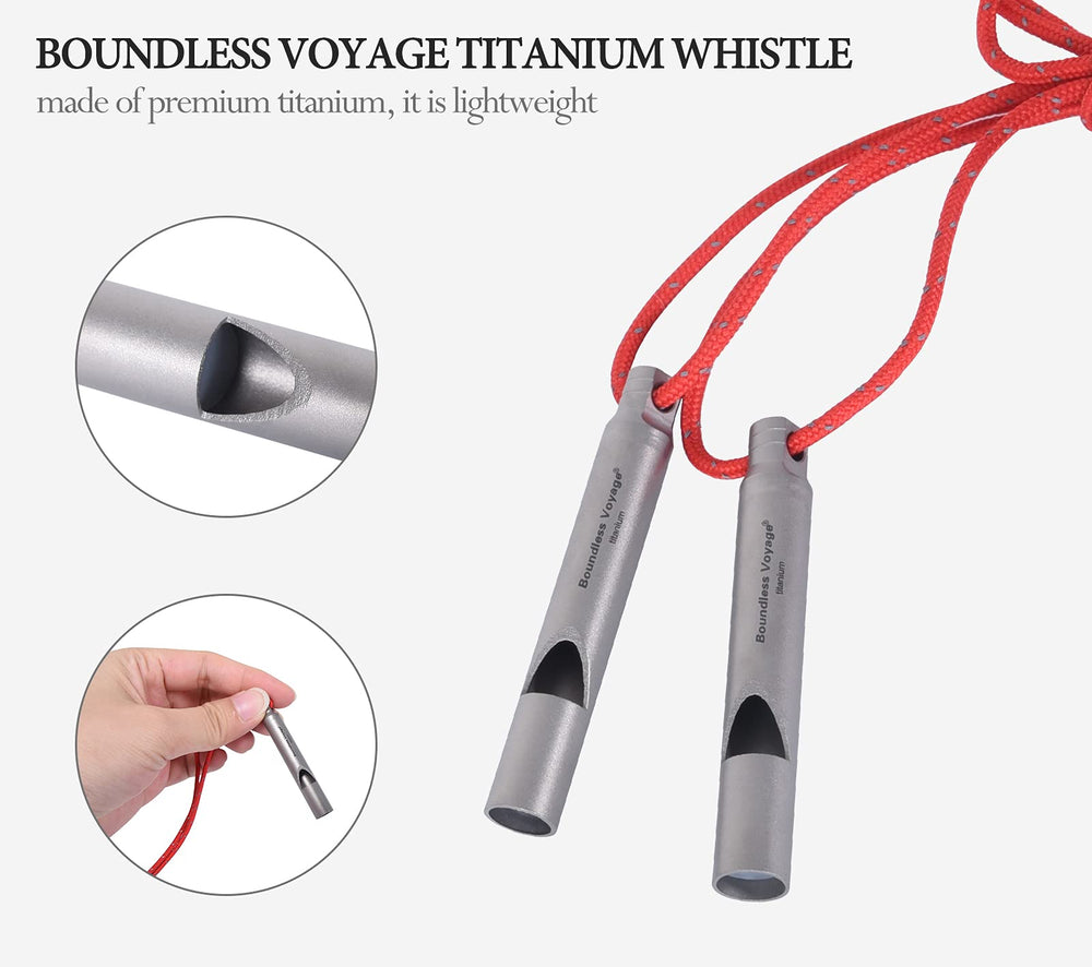 Pea-less design of Boundless Voyage whistle ensures clear tone in all conditions