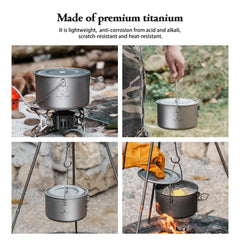 Boundless Voyage hanging pot lid vent holes illustrate draining capability and quick venting
