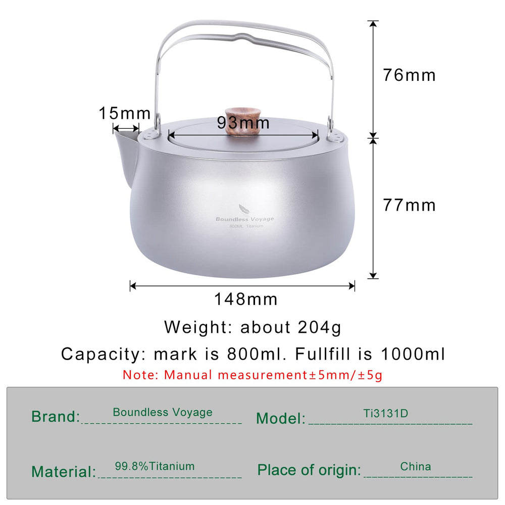 Boundless Voyage titanium kettle spout filter showcasing clean tea without loose leaves.