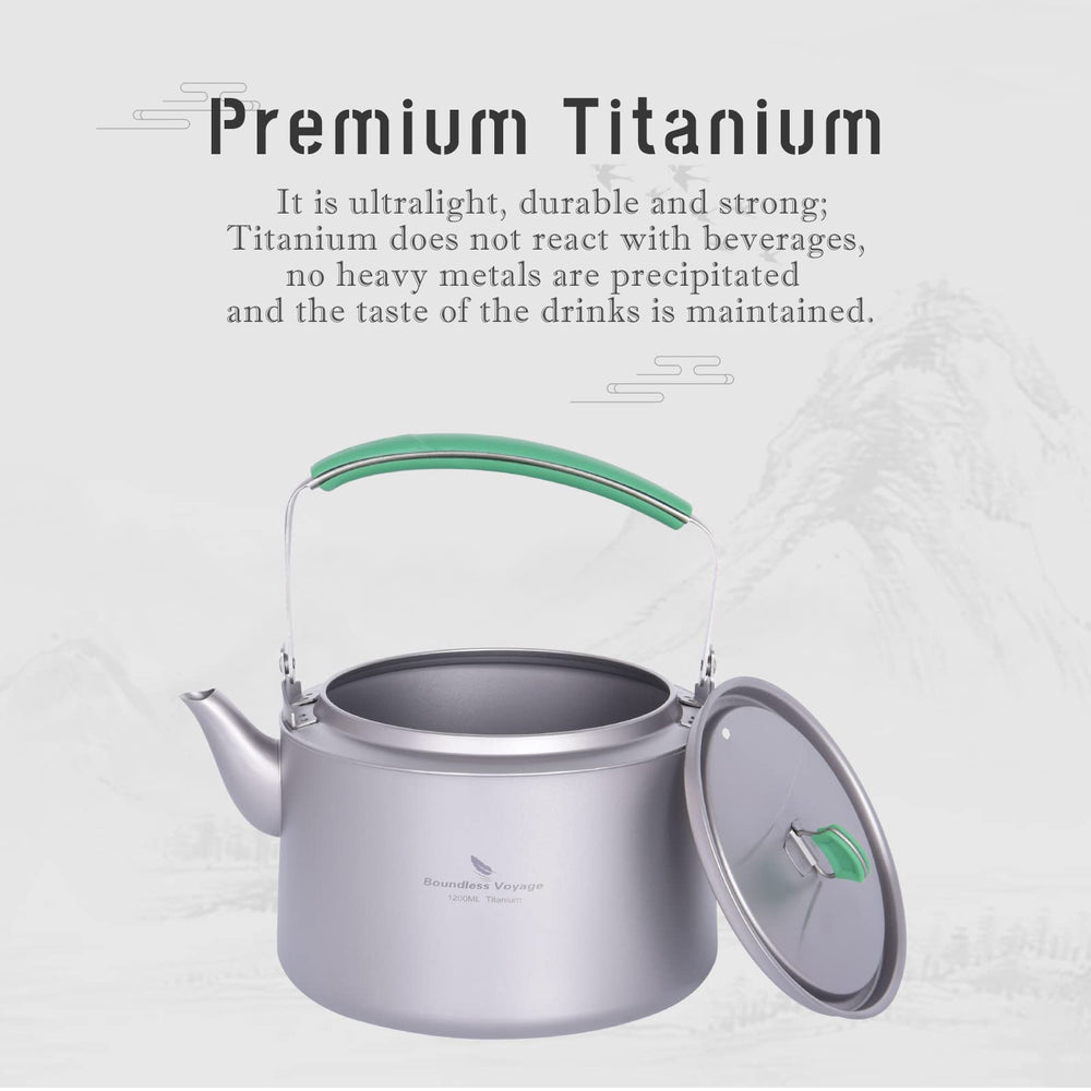 Boundless Voyage kettle stowed in its bag for easy backpacking.