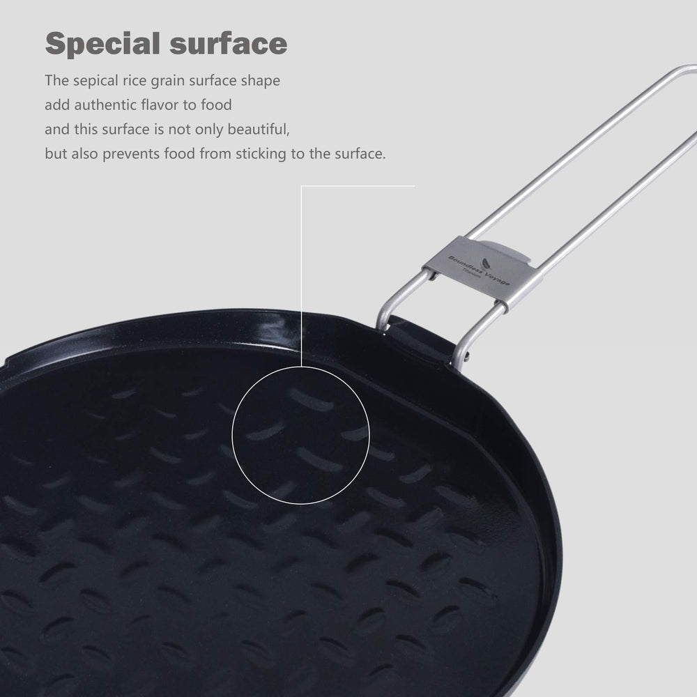 Boundless Voyage 180mm folding handle offers a safe, stable grip