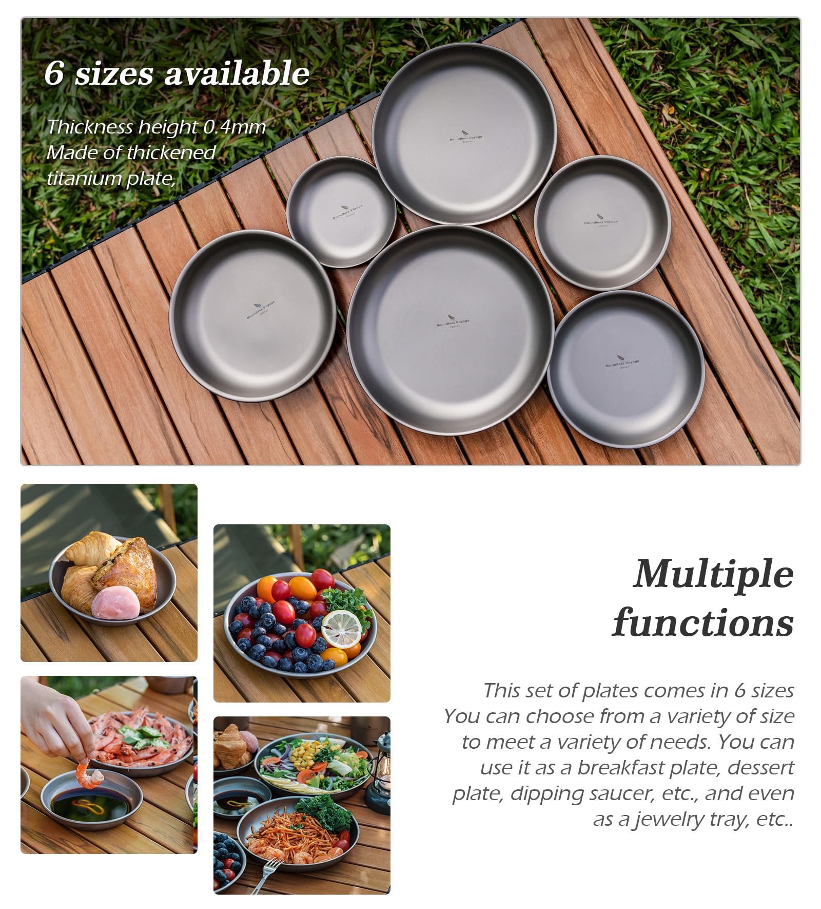 Boundless Voyage oven-applicable plate ready to serve warm meals after cooking.